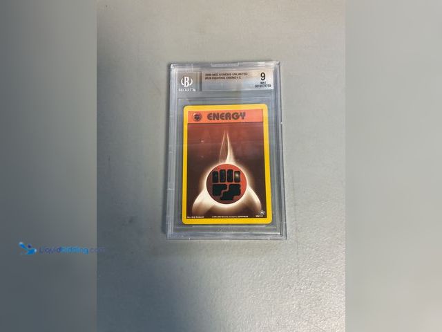 Lot 49-1505361 - COLLECTIBLE WOW GRADED CARD! BGS 9 MINT FIGHTING ENERGY NEO GENESIS 106/111 AMAZING CARD FOR ANY COL...