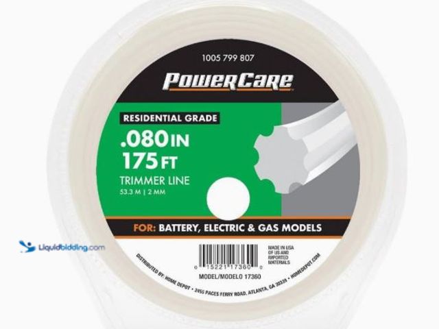 Lot 49-5573241 - Bulk Pack Powercare Universal Fit .080 In. X 175 Ft. Gear Replacement Line For Gas, Corded And Cordl...