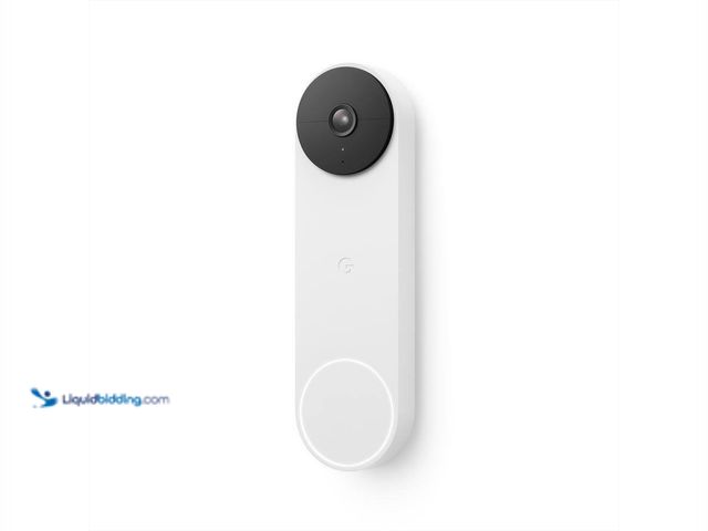 Lot 49-5449689 - Google
Nest Doorbell (Battery) - Smart Wi-Fi Video Doorbell Camera - Snow (charger and attachments ...