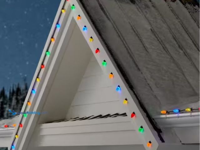 Lot 49-1547278 - (2) Home Accents Holiday 100 Count Multi-Colored Faceted C9 LED Lights, Model # 24RT3692415M, Unused...