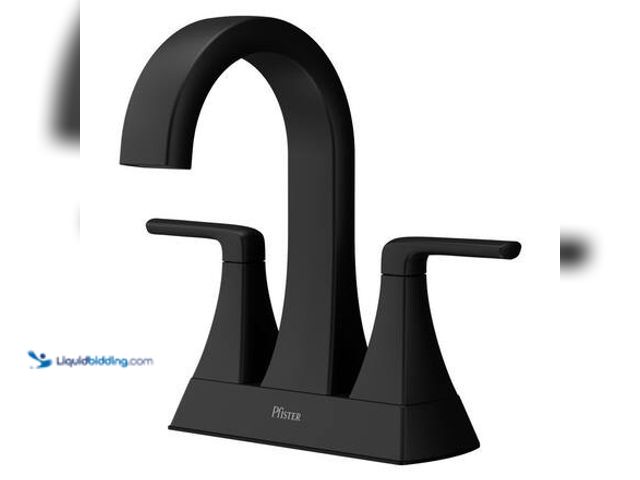 Lot 49-5581578 - QTY 2 - Pfister Bruxie 4 in. Center set Double Handle High Arc Bathroom Faucet with Drain Kit Includ...