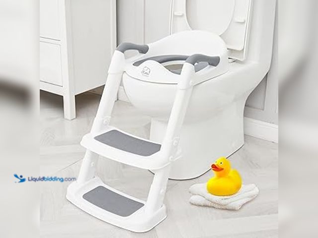 Lot 49-5411568 - Forbena Potty Training Toilet Seat with Step Stool Ladder, Toddler Kids Potty Seat for Boys Girls, N...
