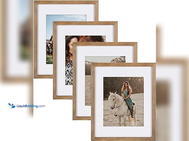 Lot 49-5435311 - 15" x 12" Wooden Picture Frames (4pc) Unused