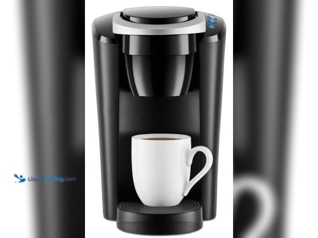 Lot 49-3639284 - Keurig K-Compact Single-Serve K-Cup Pod Coffee Maker, with 3 Brew Sizes, Smart Start Feature, 36oz R...