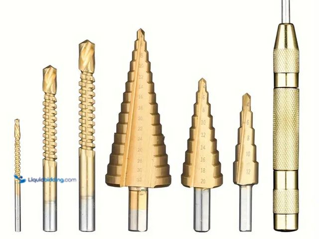 Lot 49-1820922 - New Sawtooth Pagoda Drill Step Drill bits (7pcs)