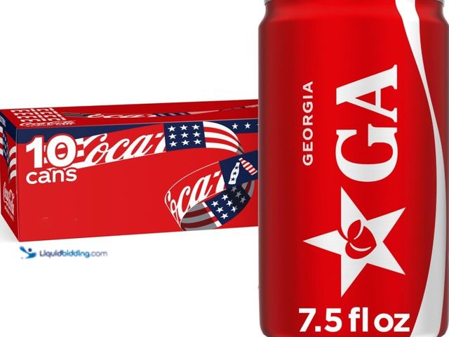 Lot 49-3565506 - Coca-Cola Soda Soft Drink Fridge Pack Mini Cans, 7.5 fl oz, 10 Pack. BB APR 26. New