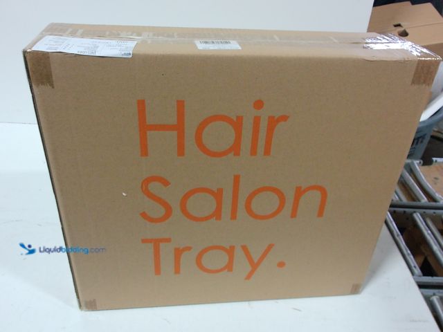 Lot 49-3481711 - Hair Salon Tray Cart On Wheels, Gold, New.  Ref#CRS1126