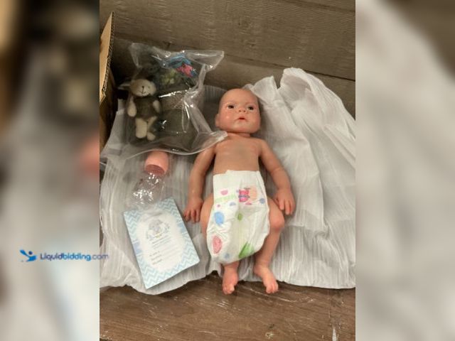 Lot 49-3528486 - Silicone Baby Doll w/Clothes New