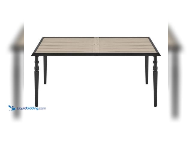 Lot 49-5406330 - Hampton Bay Glenridge Falls Rectangle Dining Table, Table ONLY.