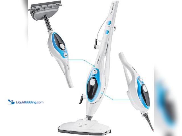 Lot 49-5448637 - PurSteam 10-in-1 Steam Mop, Floor Steamer with Detachable Handheld Steam Cleaner for Tile, Hardwood ...