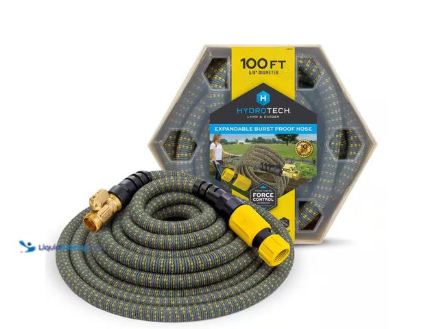 Lot 49-1515887 - Hydrotech 5/8 in. Dia x 100 ft. Expandable Garden Water Hose, Model # 8991, New.  Ref#HDPA0626