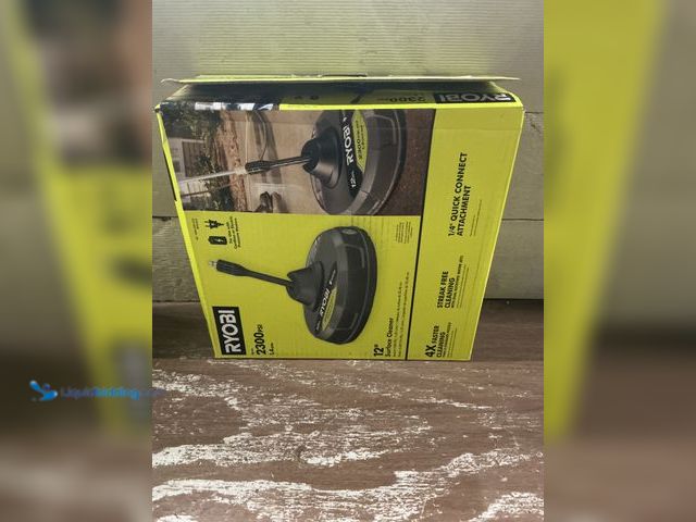 Lot 49-5554141 - RYOBI 12 in. 2,300 PSI Electric Pressure Washers Surface Cleaner Model # RY31012 Unused