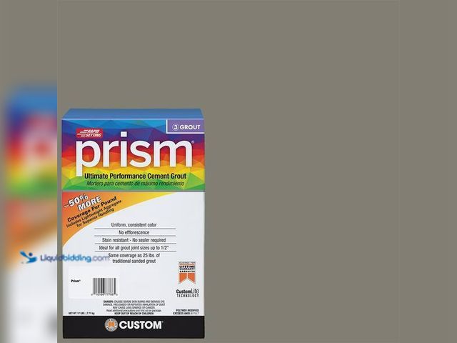 Lot 49-5452061 - Custom Building Products
Prism #09 Natural Gray 17 lb. Ultimate Performance Grout. Item is unused.