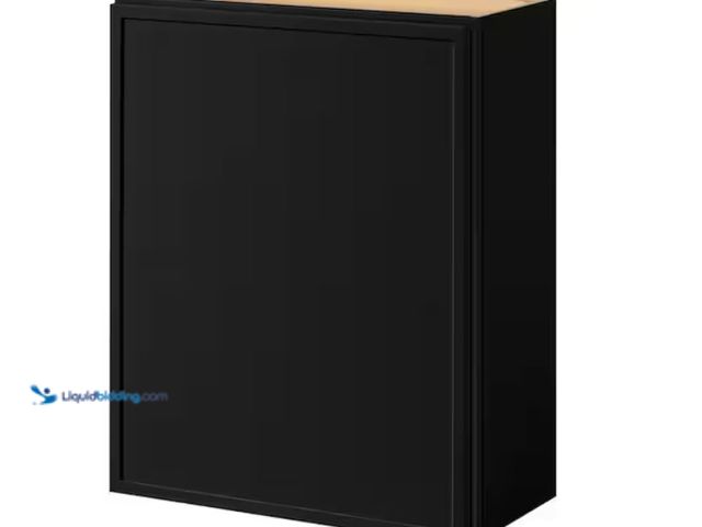 Lot 49-1631980 - Hampton Bay Leyton 24 in. W x 12 in. D x 30 in. H Ready to Assemble Plywood Slim Shaker Wall Kitchen...