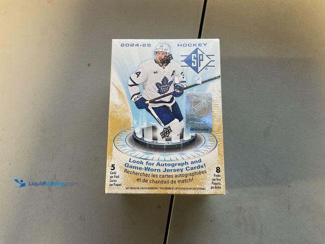 Lot 49-1505280 - FACTORY SEALED 2024-25 UPPER DECK SP HOCKEY BLASTER BOX AMAZING BOX FOR ANY COLLECTOR #COINS1211