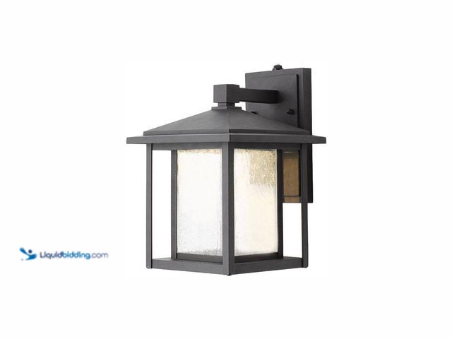 Lot 49-5413123 - Home Decorators Collection
Mauvo Canyon 11 in. Black Dusk to Dawn Small LED Outdoor Wall Light Fixt...