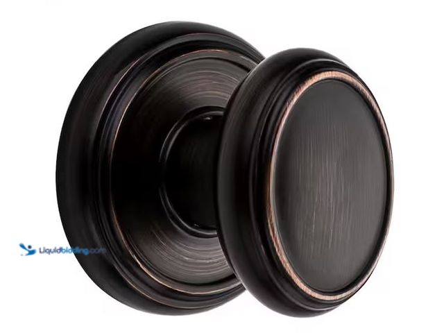 Lot 49-3472142 - Baldwin Prestige Carnaby Venetian Bronze Hall/Closet Door Knob Model # 352CYK RDB 11P CP, Unused  Re...