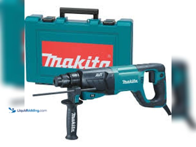 Lot 49-5448745 - Makita 8 Amp 1 in. Corded SDS-Plus Concrete/Masonry AVT (Anti-Vibration Technology) Rotary Hammer Dr...