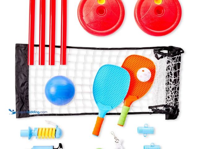 Lot 49-5552320 - Play Day 3-in-1 Game Set, 7 Pieces, Children Ages 3+. Used slightly