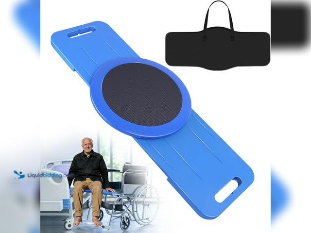 Lot 49-5581801 - LOSCHEN Slide Transfer Board with Turntable, Slide Assist Device for Transferring or Seniors from Wh...