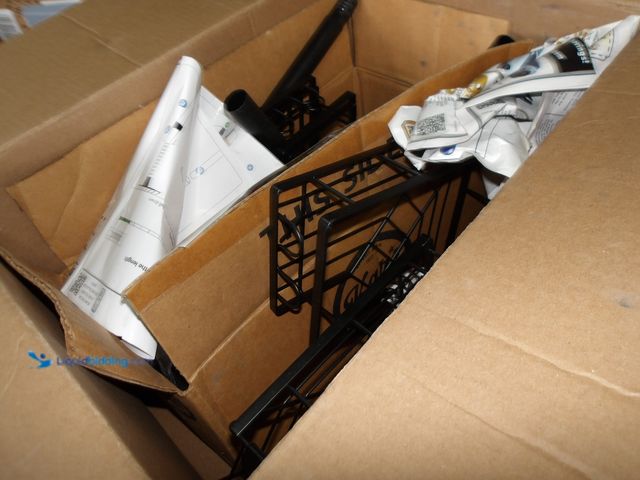 Lot 49-1513977 - Stand up Shower Caddy, 4 Shelfs, 2 Bar Soap Holder, Black, Unused  Ref#4G-0723