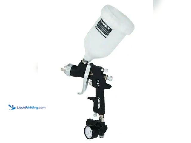Lot 49-3470895 - Husky Gravity Feed Composite HVLP Spray Gun, Model # H4850GHVSG, Used, Unable to test, Dirty from us...