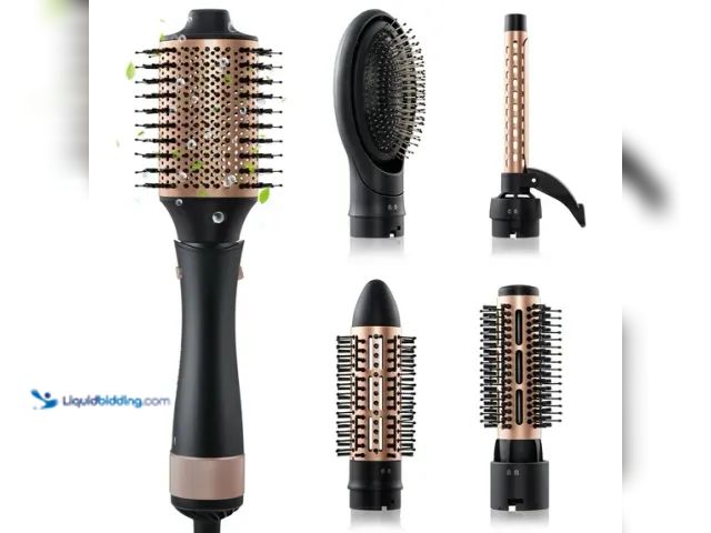 Lot 49-5408529 - USBELFF Multifunctional Hair Dryer Brush, Blow Dryer Brush 5 in 1 Hot Air Brush for All Hair Types M...