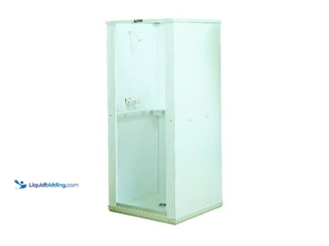 Lot 49-5538852 - Durastall 74.75 H X 32.6 W X 32.6 L White Shower Stall . UPC#671031002006. Unused with attachments a...