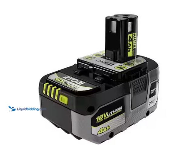 Lot 49-1624500 - Lot Containing (1) RYOBI ONE+ 18V 4.0 Ah Lithium-Ion HIGH PERFORMANCE Battery Model # PBP004, and (1...