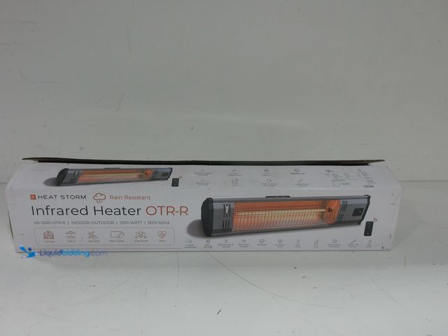 Lot 49-2020581 - Heat Storm Tradesman 1,500-Watt Electric Outdoor Infrared Quartz Portable Space Heater with Wall/Cei...