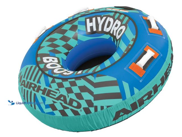 Lot 49-1631037 - Airhead Hydro Boost 1 Person Nylon Towable Tube, 54" Deflated Size, Max Capacity 170 lbs., Model # 1...