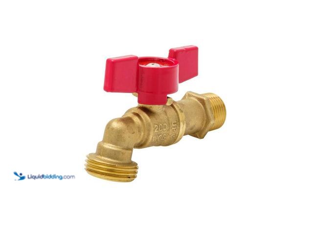 Lot 49-2000826 - Lot of (15), 1/2 in. x 3/4 in. Brass MPT/SWT x MHT Quarter-Turn Hose Bibb, Model # 103-023HN, Unused...
