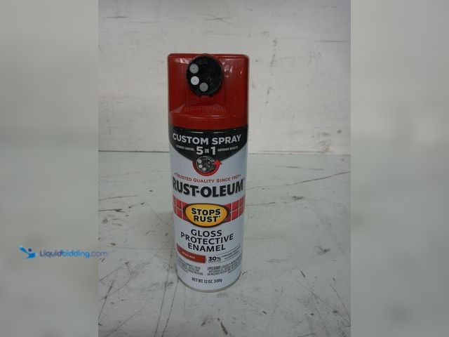 Lot 49-1629057 - Lot of (6) Stops Rust Custom Spray 5-in-1 Spray Paint, Gloss Regal Red, 12 Oz., Model #376895, Unuse...