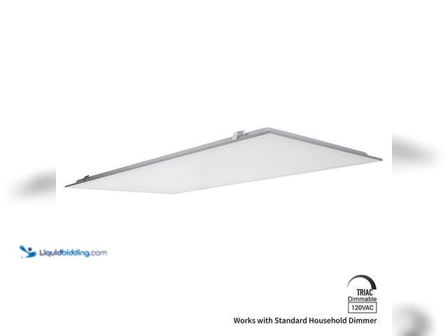 Lot 49-3527804 - Commercial Electric
1-Pack 2 ft. x 4 ft. LED Flat Panel 40K 4500 Lumens Standard Dimming Internet #...