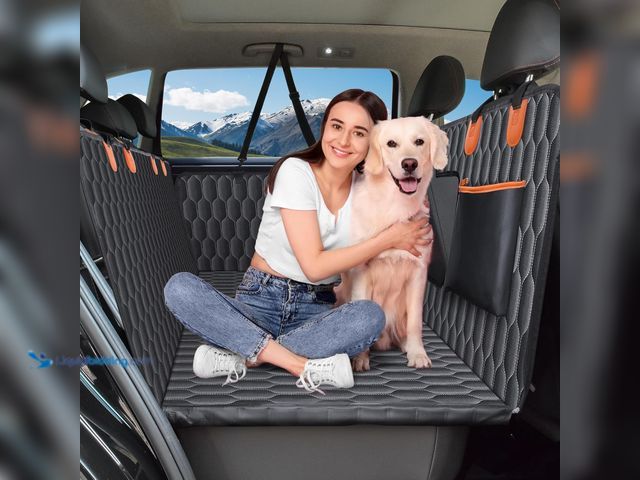 Lot 49-3527744 - XL Back Seat Extender for Dogs-Supports 400lb,Waterproof Dog Car Seat Cover Hard Bottom-Detachable,6...