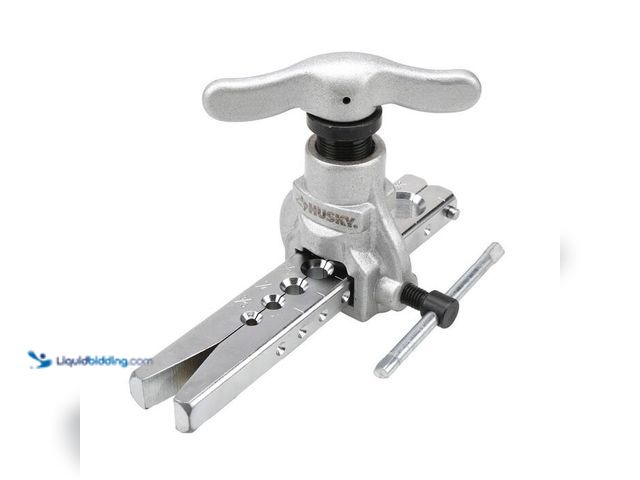 Lot 49-2024648 - Husky Heavy‑Duty Pro Tubing Flaring Tool - 3/16 in. to 3/4 in. Capacity, 45° Single Flare for Copper...