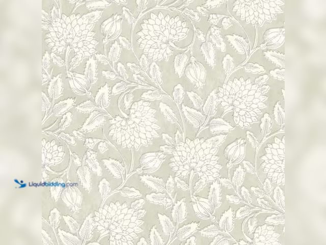 Lot 49-2003635 - Approx. (225) sq. ft. of Chesapeake Vadouvan Sage Green Pre-Pasted Non-Woven Wallpaper (Covers 56.4 ...