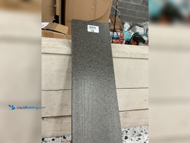 Lot 49-5489244 - QTY 4 - Natures Composites Composite Fence and Gate Picket - Square Top - Rosewood (Brown) - 3/8in. ...