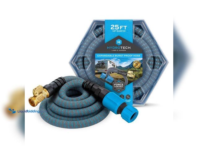 Lot 49-5406414 - (2) Hydrotech 5/8 in. Dia x 25 ft. Expandable Garden Water Hose, Model # 8988C4, Unused.