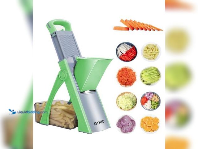 Lot 49-5436386 - Upgrade Safe Mandoline Slicer for Kitchen, Chopper Vegetable Cutter, Potato Slicer Thickness Adjuste...