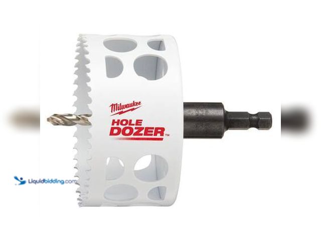 Lot 49-5544450 - Milwaukee 3-1/2 in. HOLE DOZER Bi-Metal Hole Saw with 3/8 in. Arbor and Pilot Bit. Model # 49-56-968...