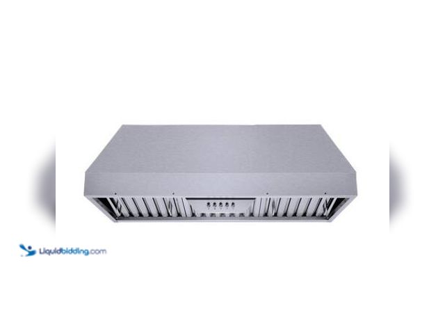 Lot 49-5541523 - Winflo 34 in. 600 CFM Ducted Insert/Built-in Range Hood in Stainless Steel with Baffle Filters LED L...
