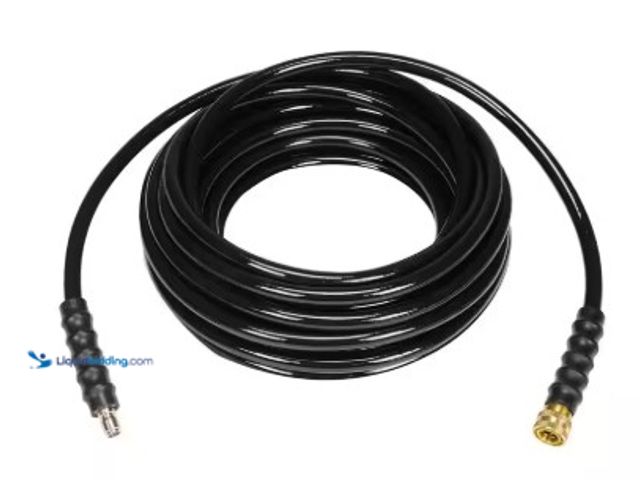Lot 49-1516592 - DEWALT 3/8 in. x 50 ft Replacement/Extension Hose for Cold Water 5000 PSI Pressure Washers, model # ...