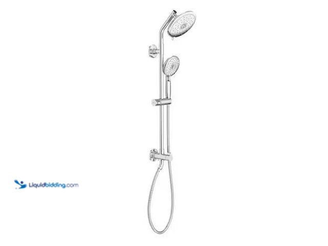 Lot 49-1624699 - American Standard Spectra Versa 4-Spray Round 24 in. Shower System Kit with Hand Shower 1.8 GPM in P...