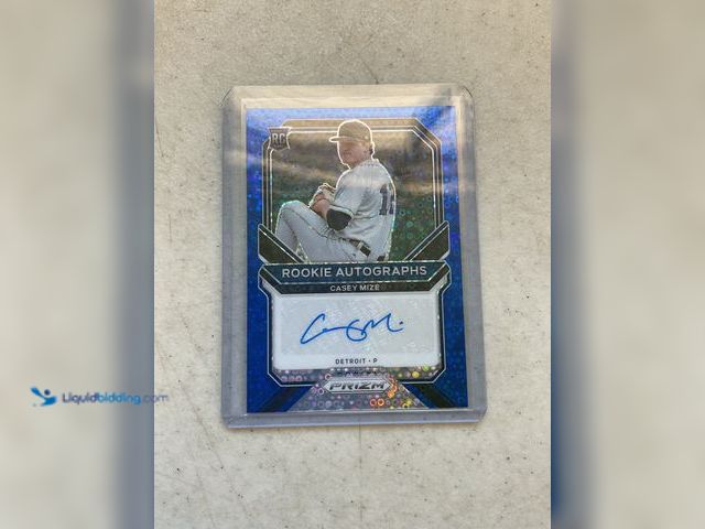 Lot 49-1977802 - Other WOW 2021 PANINI PRIZM ROOKIE AUTOGRAPHS CASEY MIZE DETROIT TIGERS NUMBERED 17/49 #COINS0723