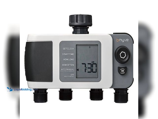 Lot 49-3512571 - Orbit
B-hyve XD Bluetooth 4-Outlet Hose Watering Timer Sprinkler Timer (Unused)