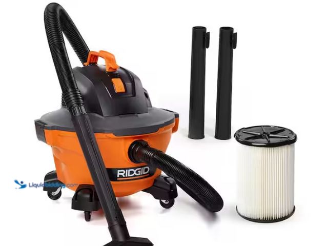 Lot 49-1570196 - RIDGID 6 Gal. 3.5 Peak HP NXT Shop Vacuum Wet Dry Vac with General Debris Filter, Locking Hose and A...