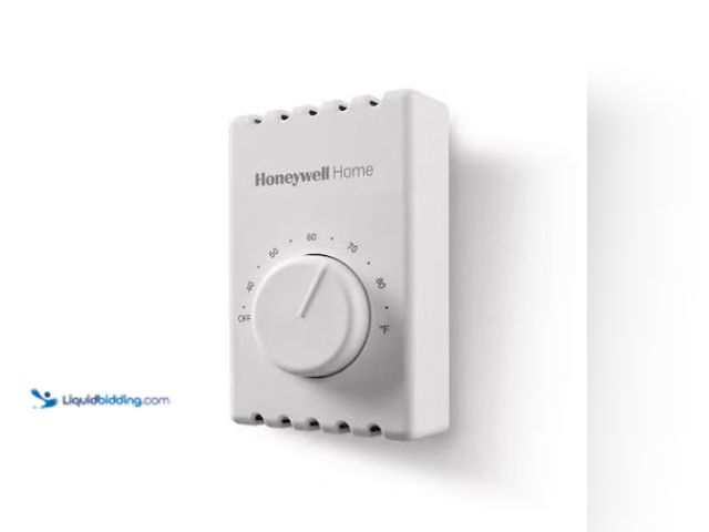 Lot 49-1573078 - Honeywell Home Non-Programmable Mechanical Electric Baseboard Heater Thermostat, Model # CT410B.  Re...