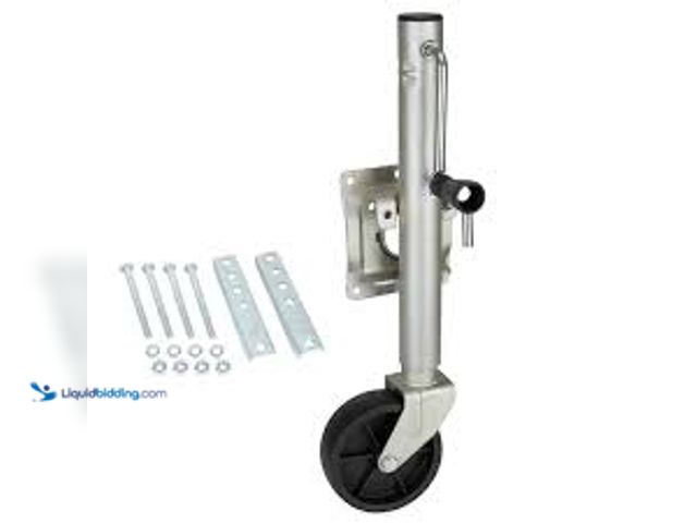 Lot 49-5458937 - TowSmart 1,000 lbs. Capacity 10 in. Lift Side Wind Swing Down Bolt On Trailer Jack. Model # 7286. Un...