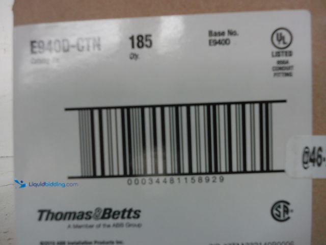 Lot 49-1629090 - Lot of APPROX (185) Carlon 1/2 in. Electrical PVC Standard Coupling, Model # E940D-80-HD, Unused.